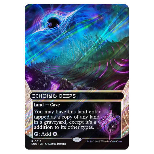 Echoing Deeps 0013 card from the Magic The Gathering set Edge of Eternities - Stellar Sights