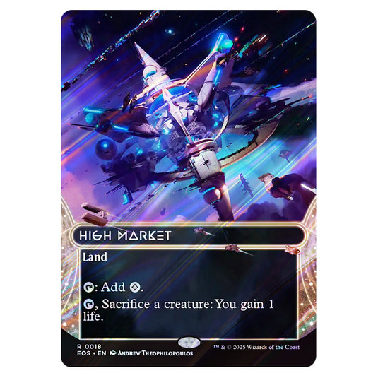 High Market 0018 card from the Magic The Gathering set Edge of Eternities - Stellar Sights