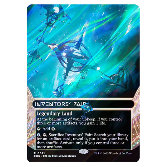 Inventors' Fair 0021 card from the Magic The Gathering set Edge of Eternities - Stellar Sights