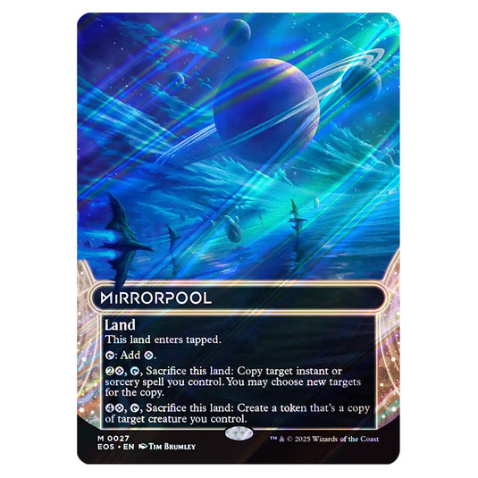 Mirrorpool 0027 card from the Magic The Gathering set Edge of Eternities - Stellar Sights
