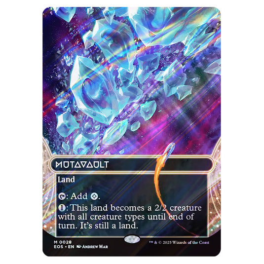 Mutavault 0028 card from the Magic The Gathering set Edge of Eternities - Stellar Sights