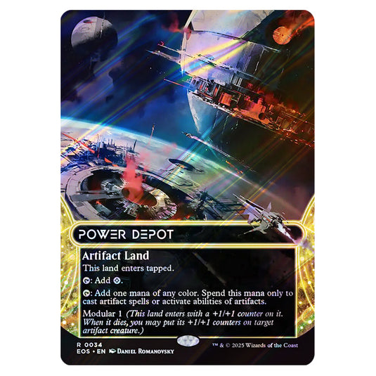 Power Depot 0034 card from the Magic The Gathering set Edge of Eternities - Stellar Sights