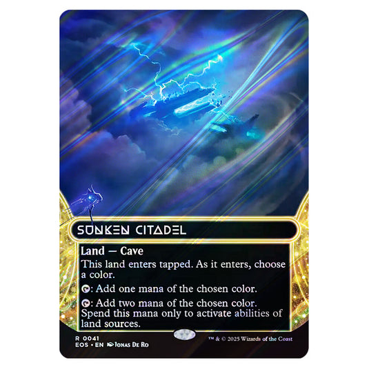 Sunken Citadel 0041 card from the Magic The Gathering set Edge of Eternities - Stellar Sights
