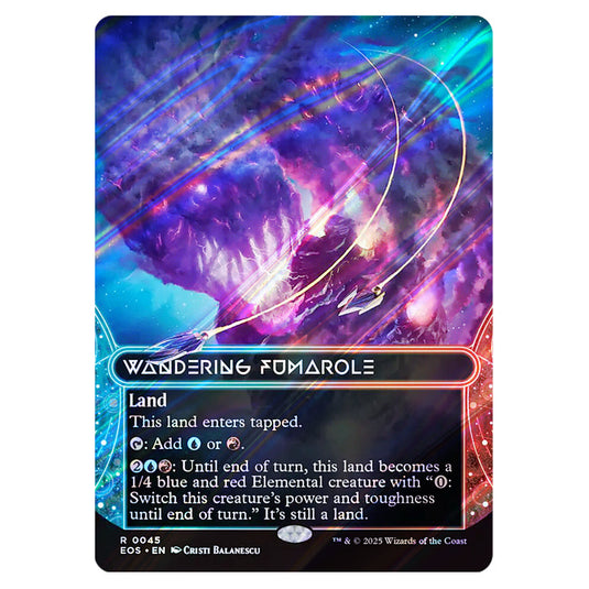 Wandering Fumarole 0045 card from the Magic The Gathering set Edge of Eternities - Stellar Sights