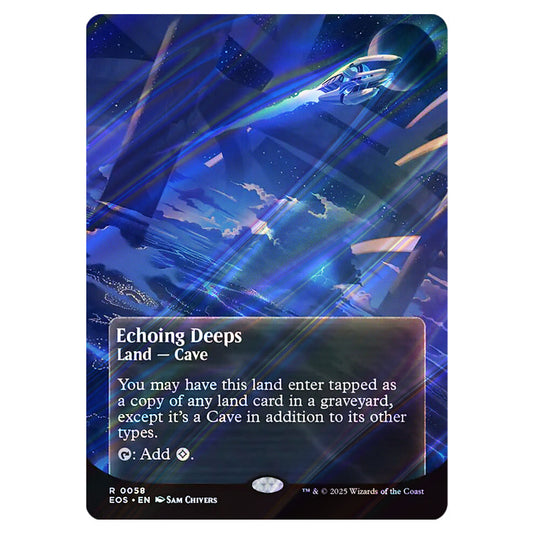 Echoing Deeps 0058 card from the Magic The Gathering set Edge of Eternities - Stellar Sights
