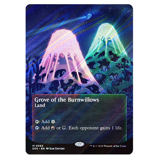 Grove of the Burnwillows 0062 card from the Magic The Gathering set Edge of Eternities - Stellar Sights