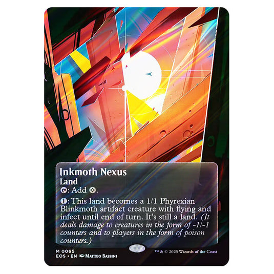 Inkmoth Nexus 0065 card from the Magic The Gathering set Edge of Eternities - Stellar Sights
