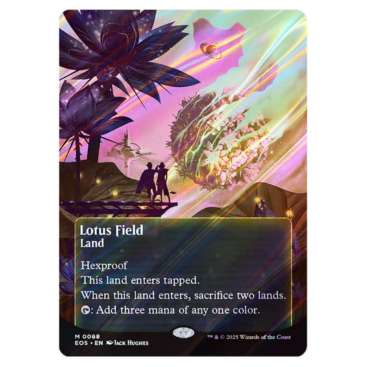 Lotus Field 0068 card from the Magic The Gathering set Edge of Eternities - Stellar Sights