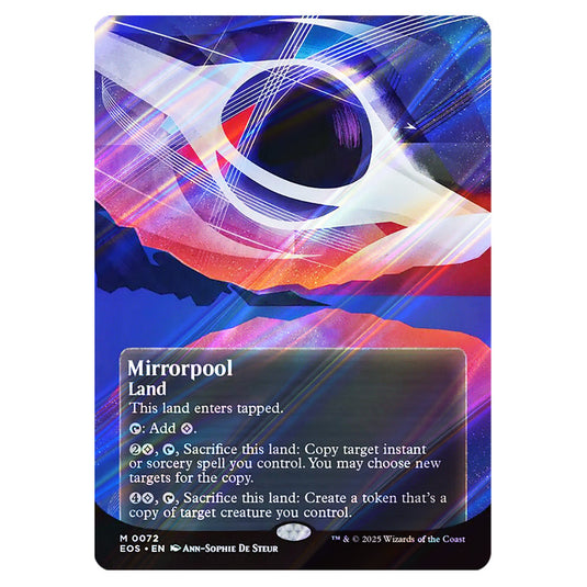 Mirrorpool 0072 card from the Magic The Gathering set Edge of Eternities - Stellar Sights
