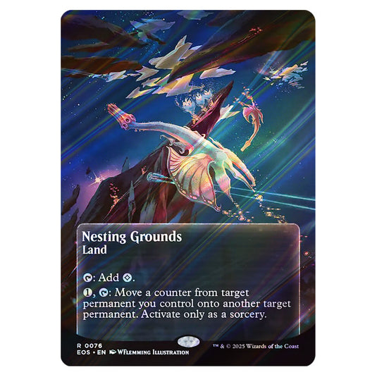 Nesting Grounds 0076 card from the Magic The Gathering set Edge of Eternities - Stellar Sights