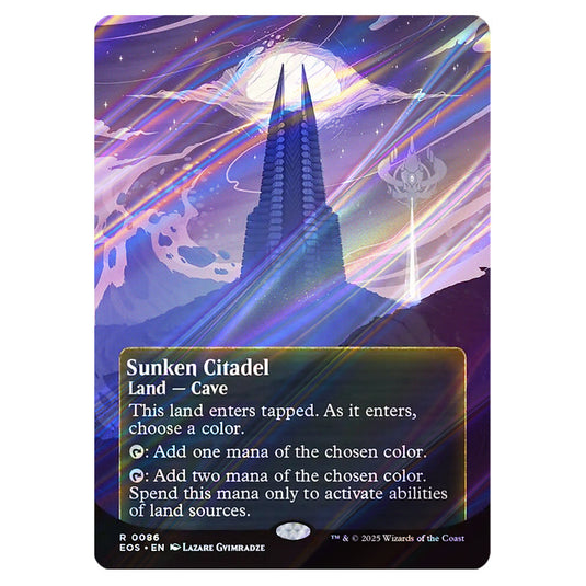 Sunken Citadel 0086 card from the Magic The Gathering set Edge of Eternities - Stellar Sights