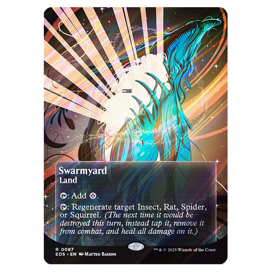 Swarmyard 0087 card from the Magic The Gathering set Edge of Eternities - Stellar Sights