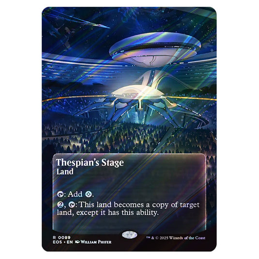 Thespian's Stage 0089 card from the Magic The Gathering set Edge of Eternities - Stellar Sights