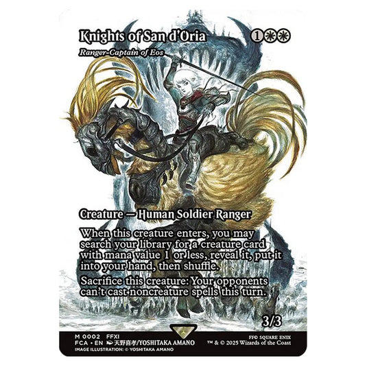Ranger-Captain of Eos 0002 card from the Magic The Gathering set Universes Beyond - Final Fantasy: Through the Ages