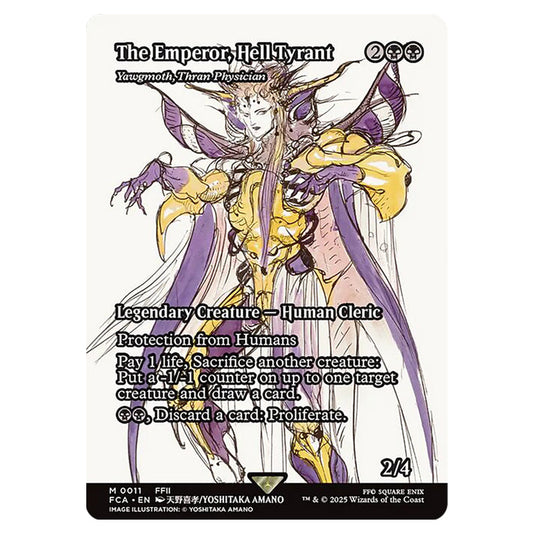 Yawgmoth, Thran Physician 0011 card from the Magic The Gathering set Universes Beyond - Final Fantasy: Through the Ages