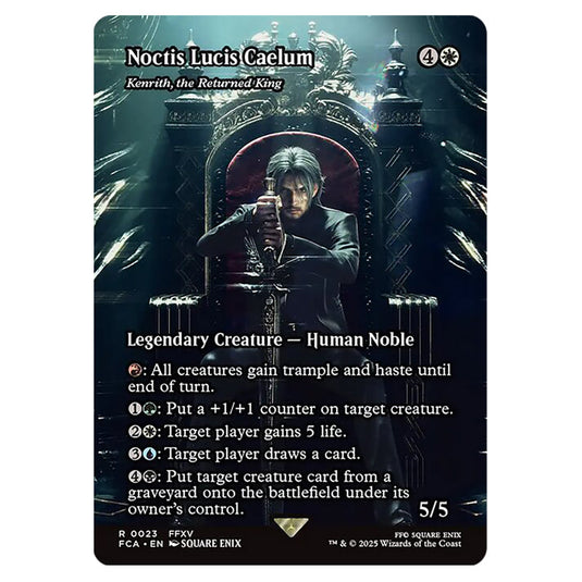 Kenrith, the Returned King 0023 card from the Magic The Gathering set Universes Beyond - Final Fantasy: Through the Ages