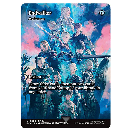 Brainstorm 0028 card from the Magic The Gathering set Universes Beyond - Final Fantasy: Through the Ages