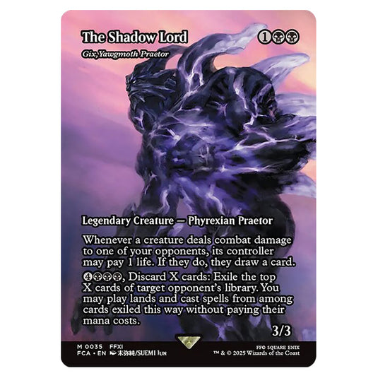Gix, Yawgmoth Praetor 0035 card from the Magic The Gathering set Universes Beyond - Final Fantasy: Through the Ages