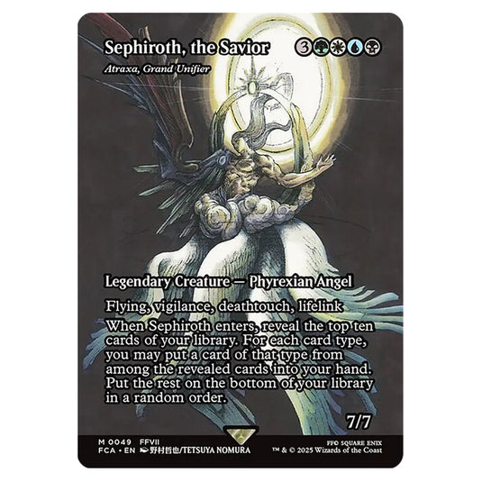 Atraxa, Grand Unifier 0049 card from the Magic The Gathering set Universes Beyond - Final Fantasy: Through the Ages