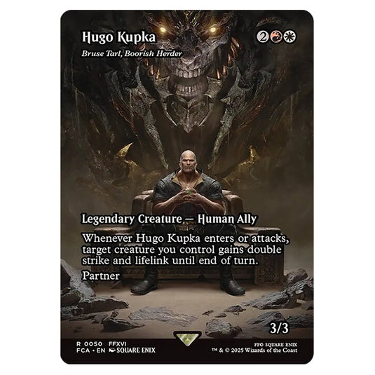 Bruse Tarl, Boorish Herder 0050 card from the Magic The Gathering set Universes Beyond - Final Fantasy: Through the Ages