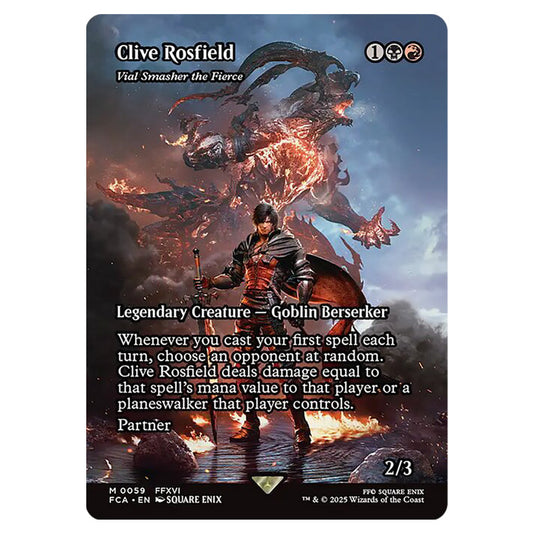 Vial Smasher the Fierce 0059 card from the Magic The Gathering set Universes Beyond - Final Fantasy: Through the Ages