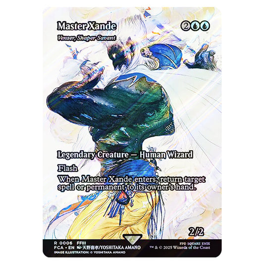 Venser, Shaper Savant 0006 card from the Magic The Gathering set Universes Beyond - Final Fantasy: Through the Ages