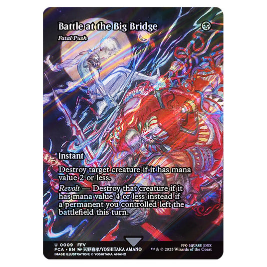 Fatal Push 0009 card from the Magic The Gathering set Universes Beyond - Final Fantasy: Through the Ages