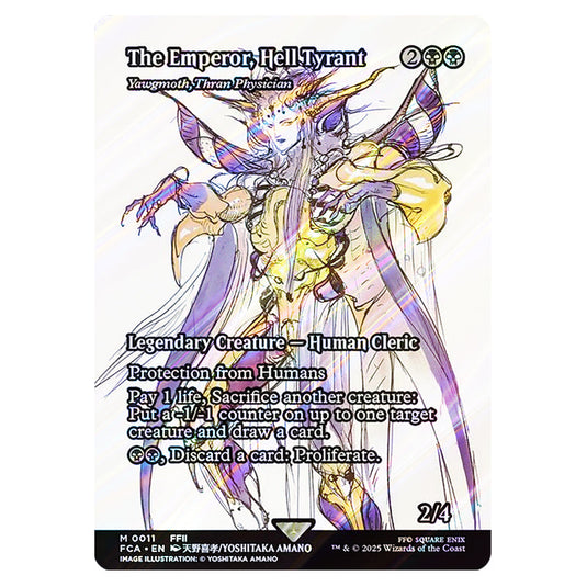 Yawgmoth, Thran Physician 0011 card from the Magic The Gathering set Universes Beyond - Final Fantasy: Through the Ages