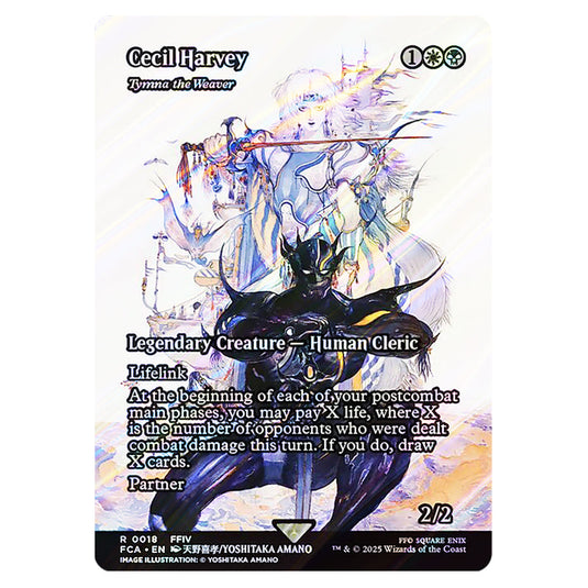 Tymna the Weaver 0018 card from the Magic The Gathering set Universes Beyond - Final Fantasy: Through the Ages