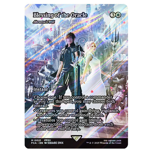 Akroma's Will 0021 card from the Magic The Gathering set Universes Beyond - Final Fantasy: Through the Ages