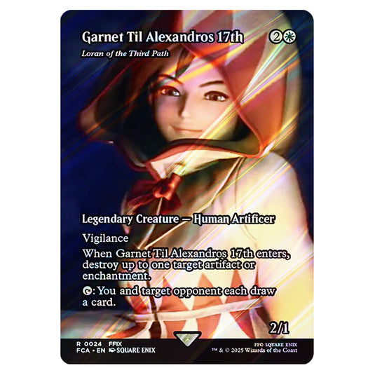 Loran of the Third Path 0024 card from the Magic The Gathering set Universes Beyond - Final Fantasy: Through the Ages