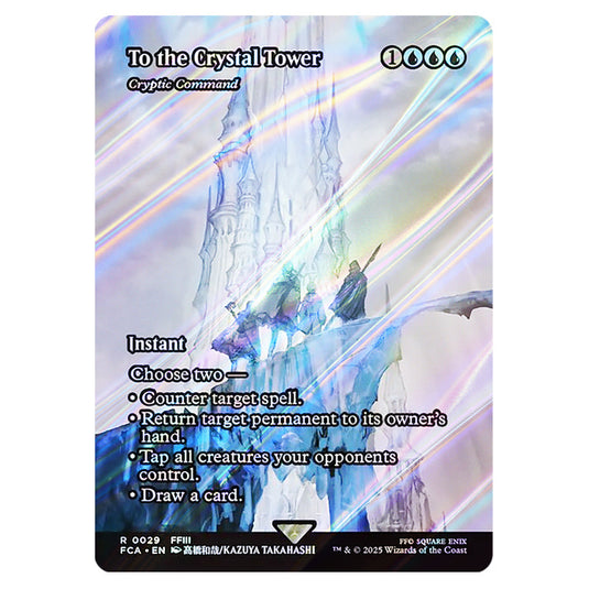 Cryptic Command 0029 card from the Magic The Gathering set Universes Beyond - Final Fantasy: Through the Ages