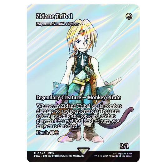 Ragavan, Nimble Pilferer 0043 card from the Magic The Gathering set Universes Beyond - Final Fantasy: Through the Ages