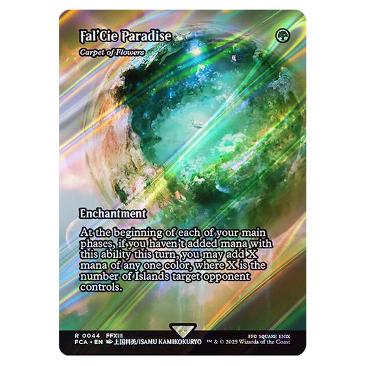 Carpet of Flowers 0044 card from the Magic The Gathering set Universes Beyond - Final Fantasy: Through the Ages