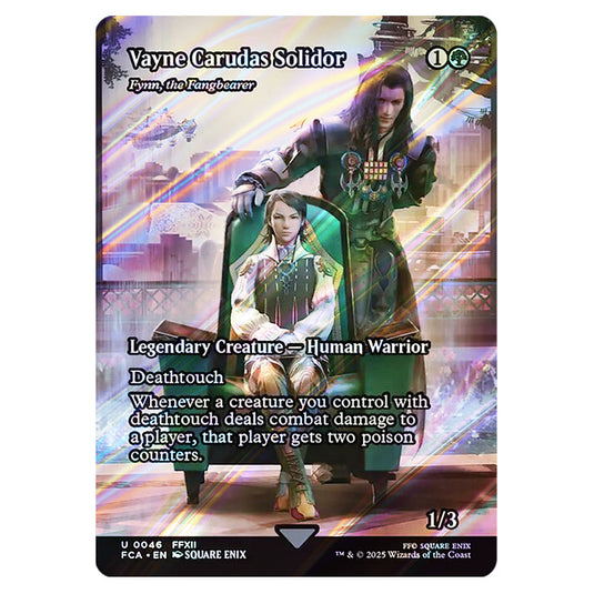 Fynn, the Fangbearer 0046 card from the Magic The Gathering set Universes Beyond - Final Fantasy: Through the Ages