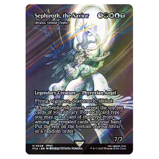 Atraxa, Grand Unifier 0049 card from the Magic The Gathering set Universes Beyond - Final Fantasy: Through the Ages