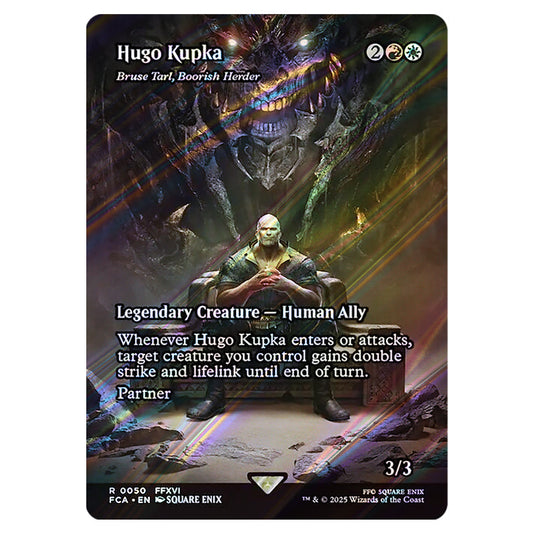 Bruse Tarl, Boorish Herder 0050 card from the Magic The Gathering set Universes Beyond - Final Fantasy: Through the Ages