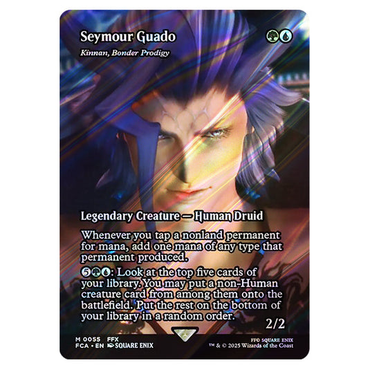 Kinnan, Bonder Prodigy 0055 card from the Magic The Gathering set Universes Beyond - Final Fantasy: Through the Ages