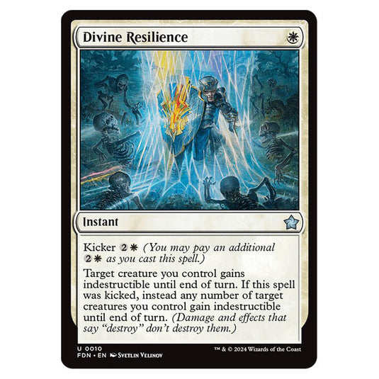 Divine Resilience 0010 card from the Magic The Gathering set Foundations