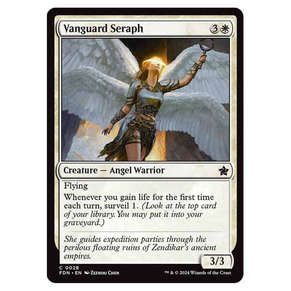 Magic The Gathering - Foundations - Vanguard Seraph