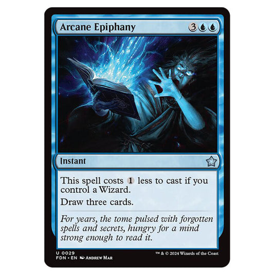 Arcane Epiphany 0029 card from the Magic The Gathering set Foundations