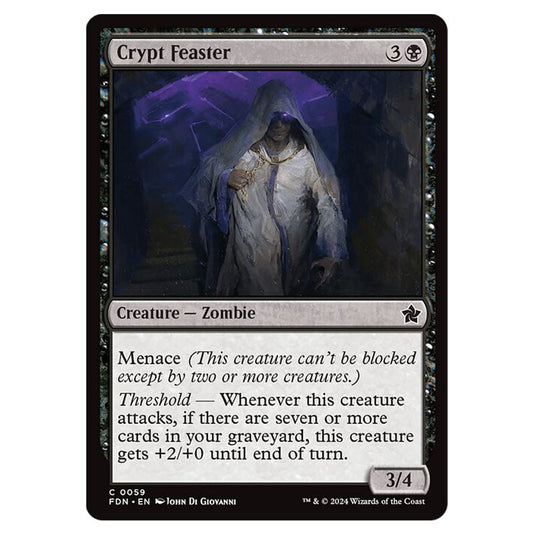 Crypt Feaster 0059 card from the Magic The Gathering set Foundations