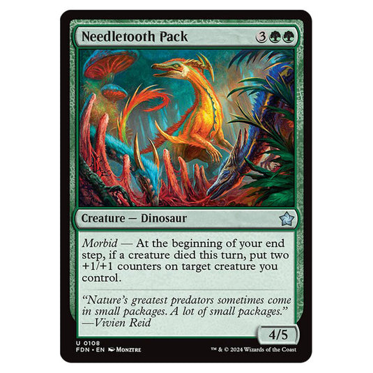 Needletooth Pack 0108 card from the Magic The Gathering set Foundations