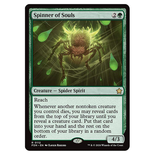 Spinner of Souls 0112 card from the Magic The Gathering set Foundations