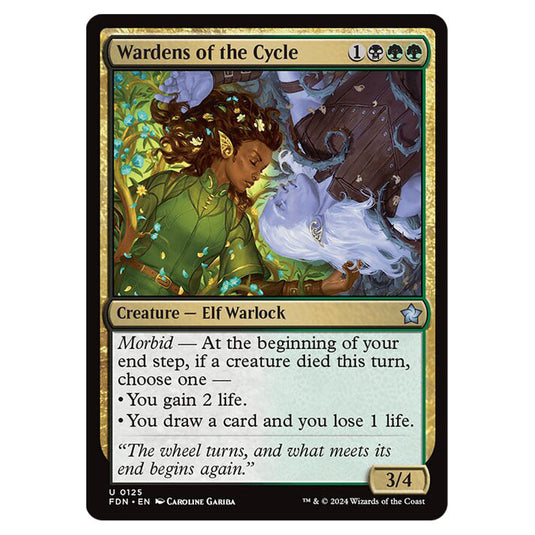 Wardens of the Cycle 0125 card from the Magic The Gathering set Foundations