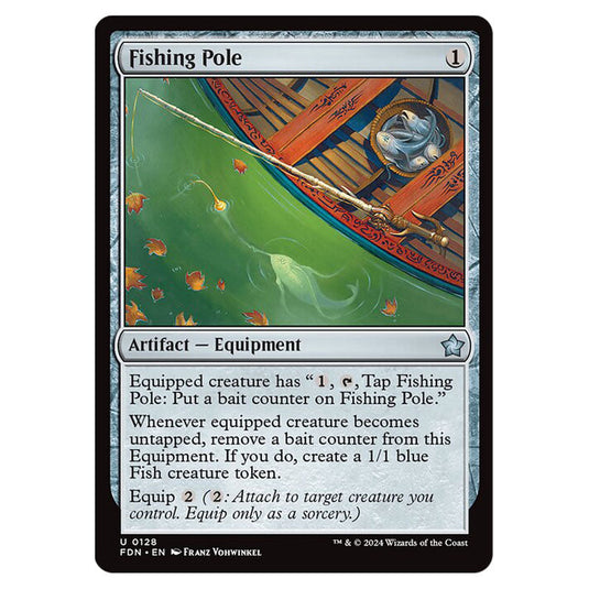 Fishing Pole 0128 card from the Magic The Gathering set Foundations