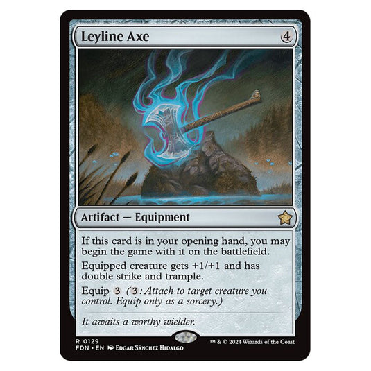 Leyline Axe 0129 card from the Magic The Gathering set Foundations