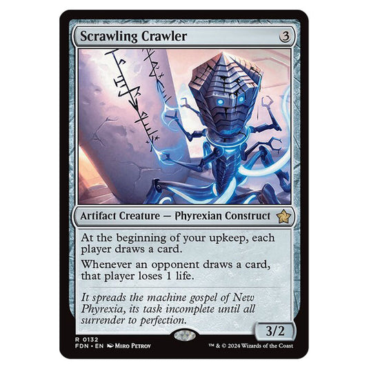 Scrawling Crawler 0132 card from the Magic The Gathering set Foundations