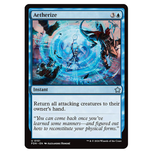 Aetherize 0151 card from the Magic The Gathering set Foundations