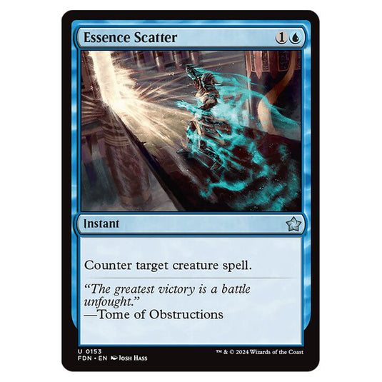 Essence Scatter 0153 card from the Magic The Gathering set Foundations